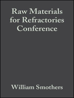cover image of Raw Materials for Refractories Conference